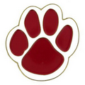 Maroon Paw Pin